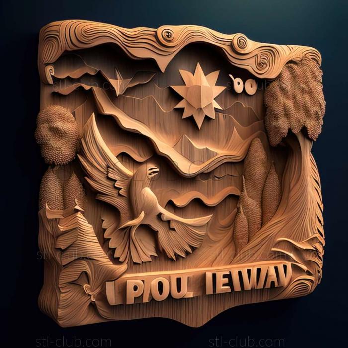 3D model Slovenia  Republic of Slovenia (STL)